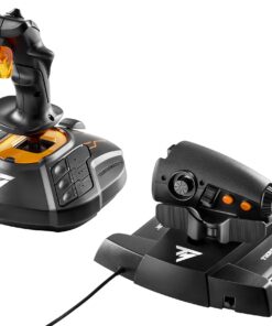 Thrustmaster USB T.16000M FCS HOTAS with Flight Controller & Throttle (Windows) Black T16000M FCS HOTAS 31 811bKtBX8QL 1
