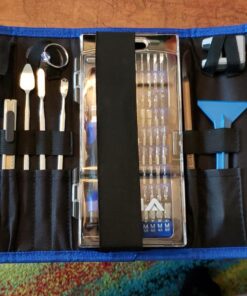 ORIA Precision Screwdriver Set, 86 in 1 Repair Tool Kit, Screwdriver Kit with Portable Bag for Game Console, Tablet, PC, Macbook and Other Electronics, Blue 64 811bac1dYnL