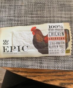 Epic Provisions Chicken Sriracha Protein Bars, Whole30, Keto Friendly, 12 ct, 18 oz 48 811bsBqtE0L