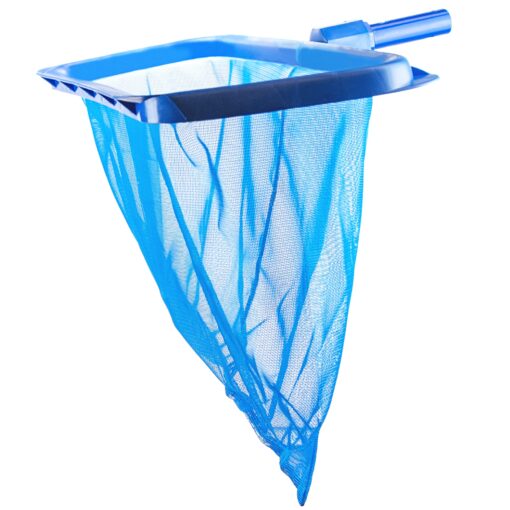 SWIMLINE HYDROTOOLS 8040 Leaf Net For Inground Above Ground Pool Pond | Extra Large Skimmer Net Cleaning Tool & Ultra Fine Deep Mesh Bag | Durable Reinforced Plastic Frame | For Debris Bugs Pickup Heavy Duty (Molded)