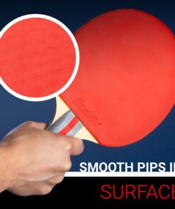 Franklin Sports Table Tennis Paddles - Rubber Paddle - Indoor Ping Pong Paddle PERFORMANCE 12 811d2Y101GS