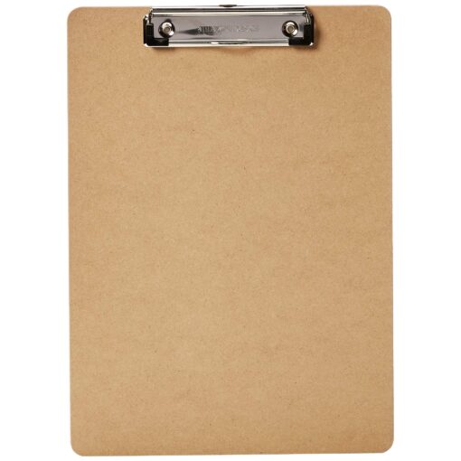 Amazon Basics Hardboard Office Clipboard - 6-Pack