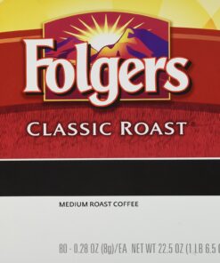 Folgers Gourmet Classic Coffee, Medium Roast, K-Cups (80 ct.) 80 Count (Pack of 1) 4 811gjhpGPQL