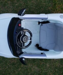 Costzon Kids Ride On Car, 12V Licensed Audi TT RS, Battery Powered Electric Ride On Vehicle w/Parental Remote Control, MP3, Lights, Horn, Opened Doors, High/Low Speeds, White 32 811hMVRLW8L