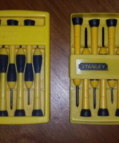 STANLEY Screwdriver Set, Precision, 6-Piece (66-052) , Yellow 42 811k9Tz3KpL