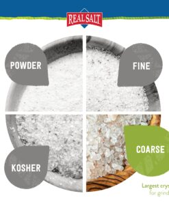 Redmond Real Sea Salt - Natural Unrefined Gluten Free, Coarse Salt with Coarse Grinder (Original Bundle) 17 811lniMBGXL