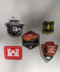 Green and Yellow US Forest Service Sticker (Dept of Agriculture Vinyl Decal Forestry (3 inch) U.S. Forest licensed 1 Green & Yellow 11 811of8z6TVL