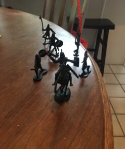 DIY Castle Building The Medieval Times Middle Ages Military Plastic Fort Model Kit Set with Figures Soldier Knight Simulated Siege War of Attack 35 811og0YV2L