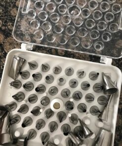 Ateco Cake, 783 55 pc Decorating Tip Set, Silver #783 55 pc Decorating Tip Set 39 811p1AC5bsL