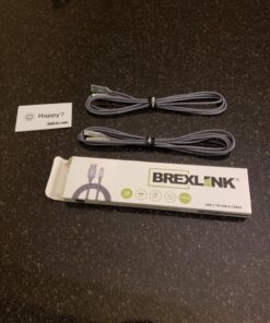 BrexLink USB C Cable, Type C Charger USB 3A Charging Cable Fast Charge for Samsung Galaxy S22 Plus Ultra S21 S22 Plus, Moto G7 G8, Other USB Type c Charger (6.6ft+6.6ft, Grey)… 6.6ft+6.6ft 37 811ppZ8r3nL