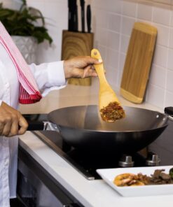 JOYCE CHEN Professional Series 14-Inch Carbon Steel Wok with Phenolic Handles 14 - inch Flat Bottom Wok 29 811pw8tUg9L