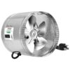 VIVOSUN 8 Inch Inline Duct Fan 420 CFM, HVAC Exhaust Ventilation Fan with Low Noise for Basements, Bathrooms, Kitchens and Attics, Silver 8'' 8 811q7P6YjZL