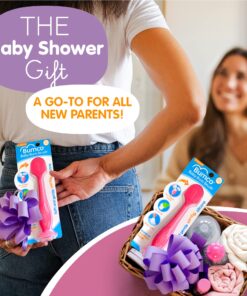 Bumco Baby Diaper Rash Cream Applicator - Baby Bum Brush Diaper Cream Spatula for Butt Paste Diaper Cream - Newborn Baby Essentials, Perfect for Baby Registry, Baby Shower Gifts - Pink 27 811qlAn32xL