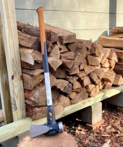 Fiskars IsoCore 8lb. Wood Splitting Maul - 36" Shock Control SoftGrip Handle - Wood Splitter Tool and Maul for Splitting Wedge - Black/Orange Pro IsoCore 8lb Maul 30 811qpeUvRhL