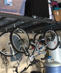 HyLoft 00212 Add-On Storage Hook Accessory for HyLoft Model-540 Ceiling Rack, 4 Count , White 39 811rDBWsDL