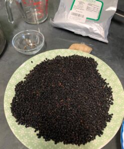 Frontier Co-op Dried Elderberries, European Whole | Kosher & Non-GMO | For Making Tea, Syrup, Gummies | 1 Pound Bulk Bag | Sambucus nigra L. 1 Pound (Pack of 1) 32 811tMVHZbL 1