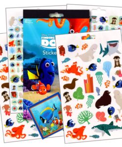 Finding Dory Stickers - Over 295 Reward Stickers Featuring Nemo, Squirt, Crush and More, Plus 1 Separately Licensed Specialty 3X3 inch Under The Sea Sticker