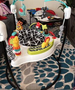 Fisher-Price Baby Bouncer Animal Wonders Jumperoo Activity Center With Music Lights Sounds And Developmental Toys 37 811w3dvuaZL