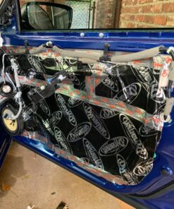 Dynamat 10435 12" x 36" x 0.067" Thick Self-Adhesive Sound Deadener with Xtreme Door Kit,Black 36 811y4KQZxNL