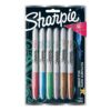 Sharpie Metallic Permanent Markers, Fine Point, Assorted Colors, 6 Count