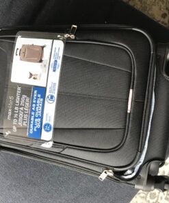 Travelpro Maxlite 5 Softside Expandable Luggage with 4 Spinner Wheels, Lightweight Suitcase, Men and Women, Black, Carry-On 21-Inch 70 8120T6qcq6L