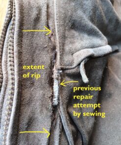 Fiebing's Leathercraft Cement - Leather Glue (4oz) - Quick Drying, High Strength, Flexible Adhesive w/Permanent Bonding for Craft or Repair for Leather Jackets, Shoes, Wallets, Furniture - Non-Toxic 33 8120kW8KJgL