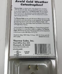 Thermo Cube Model TC-3: Thermostatically Controlled Outlet - On at 35-Degrees/Off at 45-Degrees 18 8121GjJjT9L