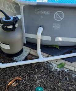 Intex 29061E Type B Pool Clamp on Fittings Converter Pool Accessory, Gray 23 8121OJtaQmL