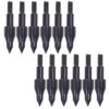 Cosmos 12 Pcs Screw-in Archery Bullet Points Arrow Tips Archery Target Practice Hunting Arrow Points for Recurve, Compound Bow, Crossbow, 100 Grain Each 55 8121UsJWNnL