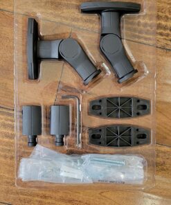 ECHOGEAR Speaker Wall & Ceiling Mount Pair - Universal Design Works with Vizio, Sony, & More - Tilt & Swivel Without Tools for Surround Sound - Easy to Install Indoors & Outdoors 70 8122jez53 L 1