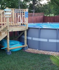 Intex 18ft X 52in Ultra Frame Pool Set with Sand Filter Pump, Ladder, Ground Cloth & Pool Cover 36 8123OJLnfhL 1