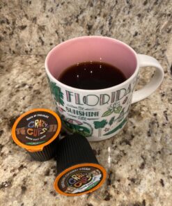 Crazy Cups Flavored Decaf Coffee Pods, Decaf Variety Pack, Decaffeinated Coffee for Keurig Machines, for Hot or Iced Coffee, Single Serve Coffee in Recyclable Pods, 0.45 Oz (Pack of 24) 0.45 Ounce (Pack of 24) 38 8123P5809RL