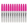 Sharpie Permanent Marker, Fine Point, Magenta, 12 Count (32081) 15 81249SsYNHL