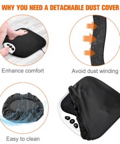 Snailax Foot Massager with Heat, Gifts for Men/Women, Kneading Shiatsu Heated Electric Feet Massager Machine for Plantar Fasciitis,Foot Relief, Washable Cover(White) White SL-593W 27 8124MlCmnRL