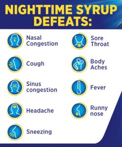 Theraflu ExpressMax Severe Cold and Cough Medicine, Daytime and Nighttime Cough and Cold Medicine for Cough Relief, Berry Flavor - 8.3 Fl Oz x 2 Day & Night Bundle 13 8125ExECytL