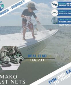 LEE Fisher SPORTSNets 3ft Black 6 8126MuDfjL