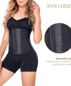 Ann Chery Corset Waist Trainer for Women’s Weight Loss - Colombian Waist Cincher - 2 Hook Latex Body Shaper - Edition 2026 Medium Black 11 8126o565JL