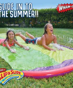 Wham-O Slip 'N Slide Surf Rider Double Sliding Lanes 16ft , color may vary 10 8127MEy4ddL