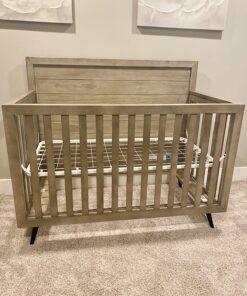 Evolur Stilnovo Mid Century Double Dresser, Windsor Oak Grey, 52x18x35 Inch (Pack of 1) 22 8127cBkEniL