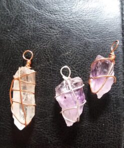 Fantasia Materials: 30 Small Points for Jewelry Making and Wire Wrapping - Citrine, Amethyst, and Clear Crystal Quartz Points A: Small C: Select # of Pieces Per Type: 10 Pcs (30 Total) 38 8128pd4gMML