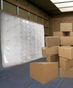 uBoxes Queen Mattress Clear Plastic Poly Covers, 61 x 15 x 104 inch, Heavy Duty 2 mil, 1 Pack Mattress Bag / Cover 17 8128w9Ug25L