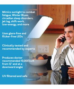 Carex Day-Light Sky Bright Light Therapy Lamp - 10,000 LUX - Sun Lamp To Combat Winter Blues and To Increase Your Energy Turqoise 32 8129Pt4ueuL