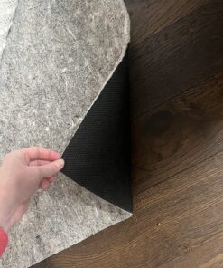 RUGPADUSA - Dual Surface - 9'x12' - 1/4" Thick - Felt + Rubber - Non-Slip Backing Rug Pad - Safe for All Floors 9' x 12' 34 812AmKv35KL