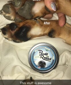 Pawstruck USDA Organic Natural Ruff Relief Wax Balm for Dogs – Moisturizes, Protects, and Heals Noses & Paws – Made in USA, Non-Toxic, Hypoallergenic - 1.75 oz 55 812B88XLLRL