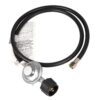 Camplux 5 Ft Propane Regulator Hose, LP Propane Hose for Most Gas Grill, Heater and Fire Pit Table, 3/8" Female Flare Nut Max 80,000 BTU