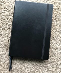 LEUCHTTURM1917 - Notebook Hardcover Medium A5-251 Numbered Pages for Writing and Journaling (Black, Dotted) Black 63 812DOHYsHQL