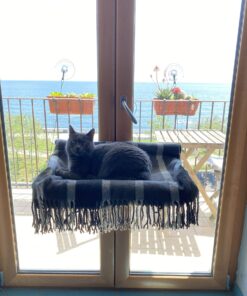 Kitty Cot Original World's Best Cat Perch (Large) Black Color Kitty Cot Large 36 812Dwlgm51L