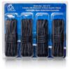 Double-Braided Nylon Dock Line from Regatta Marine Essentials (Black, L: 15 ft. D: 3/8 inch Eyelet: 12 inch, 4 Count) 3 812Eef8a0L