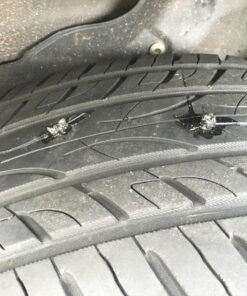 Slime 1034-A Tire Repair Reamer Plug Kit, Medium Heavy Duty Strings, T Handle Type and Glue, 8 Piece Set 60 812EmDOUsOL