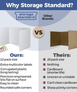 Alternative view of 22 Pack Classroom Privacy Shields for Student Desks - Easy to Clean Plastic Sneeze Guard Folder Desk Divider Study Carrel - Classroom Materials for School Teachers - Includes Extra Labels White - 22 Pack